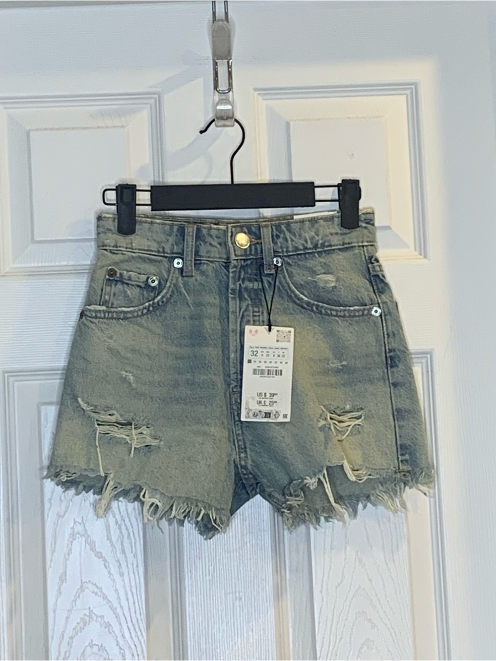 Zara High Rise Shorts Size 0